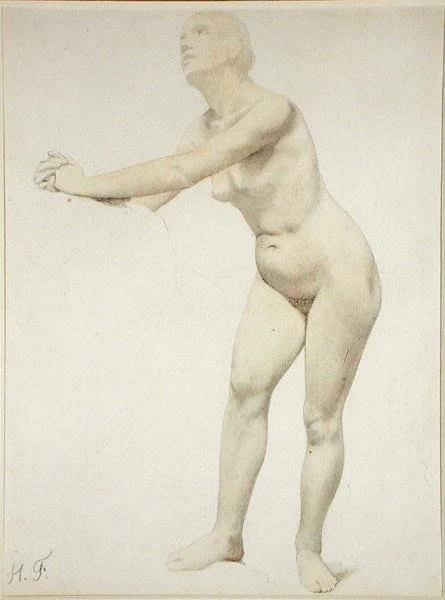 Hippolyte Flandrin - Nudo, Dahesh Museum of Art, New York